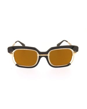 Kuboraum H91 Square Frame Sunglasses - Black