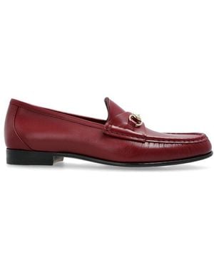 Gucci Horsebit 1953 Slip-On Loafers - Red