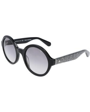 Kate Spade Khrista Round Frame Sunglasses - Black