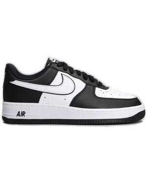 Nike Air Force 1 '07 Lace-Up Sneakers - Black