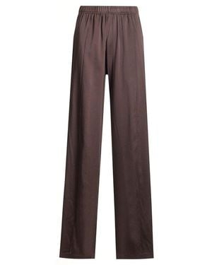 Forte Forte Satin Relaxed Jogger Pants - Brown