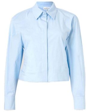 Marella Stretch Poplin Shirt - Blue