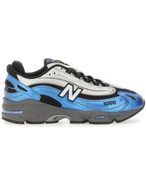 New Balance M1000 Lace-Up Sneakers - Blue