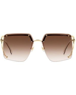 Carrera Square Frame Rimless Sunglasses - Black