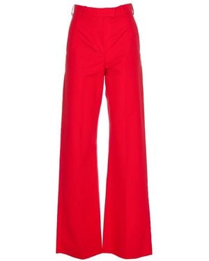 【送料&関税込】Valentino High Waist Straight Leg Trousers Valentino Garavani wide-leg Trousers | Black | FARFETCH