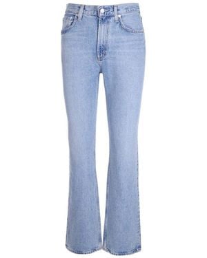 Agolde High-Waisted Bootcut Jeans - Blue