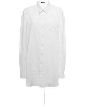 Ann Demeulemeester Anne Demeulemeester Cotton Poplin Shirt - White