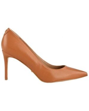 Guess Rica Pointed-Toe Court Shoes - Brown