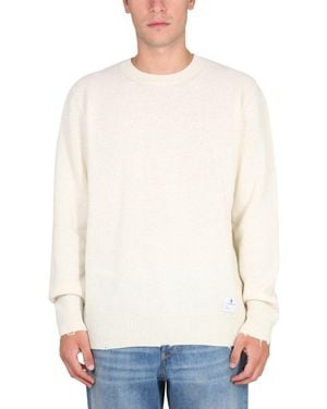 Department 5 Department Five Classic Knit Choker Sweater - White