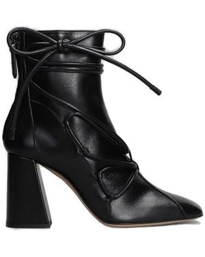 Sophia Webster Havanna Mid Block Heel Ankle Boots - Black