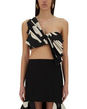 Nina Ricci Giant Bow Top - Black