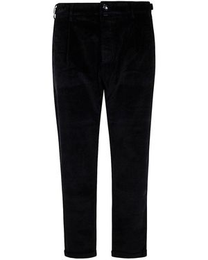 Jacob Cohen Pleat-Detailed Trousers - Black