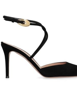 Gianvito Rossi High Stiletto Heel Pumps - Black
