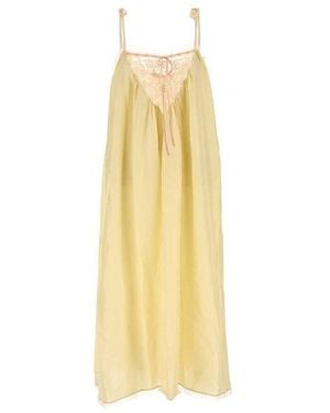 Chloé Ruffled Long Dress - Yellow