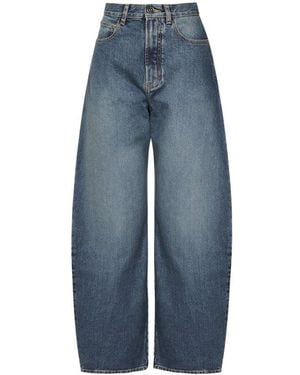 Alaïa Round Jeans - Blue