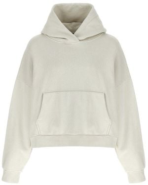 Entire studios Relaxed Fit Hoodie Sweater - White