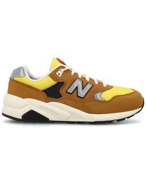 New Balance 580 Lace-Up Trainers - Yellow