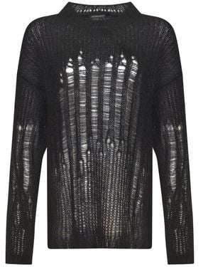 Ann Demeulemeester Rigmor Oversized Jumper - Black