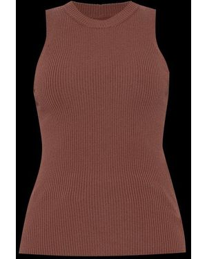 Rick Owens Sleeveless Knitted Top - Black