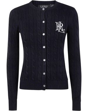 Ralph Lauren Cable-Knit Cardigan - Blue