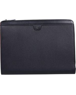 Christian Louboutin For Rui Zip-Up Pouch - Blue