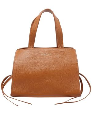MY BEST BAG Structured Tote - Brown