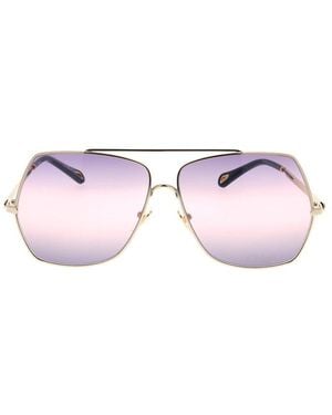 Chloé Navigator Frame Sunglasses - Black