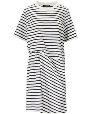 Weekend by Maxmara Pireo Striped Dress - White