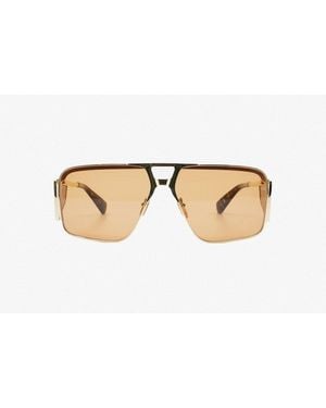 Jacques Marie Mage Assen Navigator Frame Sunglasses - White