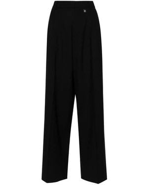 GIUSEPPE DI MORABITO Wide Leg Trousers - Black