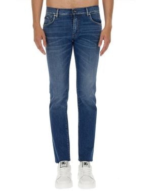 Dolce & Gabbana Mid-rise Skinny Jeans - Blue