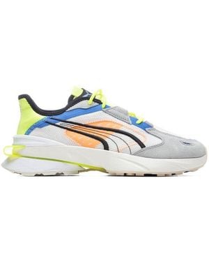 PUMA Powerframe Op-1 Tech Abstract Sneakers - White