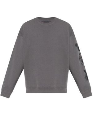 Y-3 Graphic Crew Sweatshirt - Grey