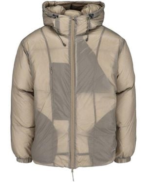 Roa Drawstring Zip-Up Padded Jacket - Green