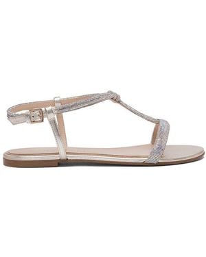 Ninalilou Strappy Sandals - Metallic