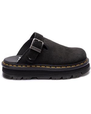 Dr. Martens Zebzag Casual Singback Platform Mules - Black