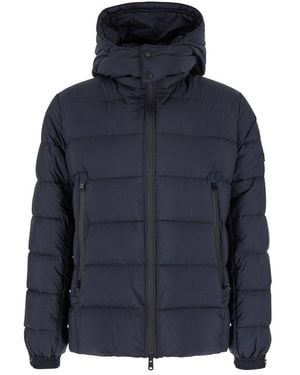 Tatras Borbore Hooded Down Jacket With Logo - Blue