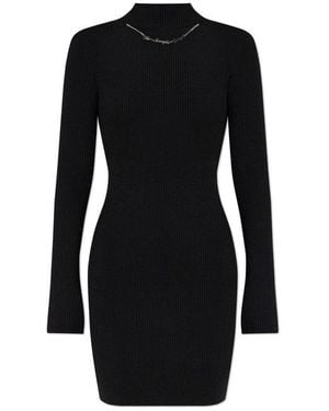 セットアップ DIESEL M-VERA KNITTED MINI DRESS DIESEL M-Vera Knitted Mini Dress in Black | Lyst