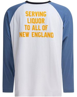 Bode Statement Raglan T-Shirt - Blue