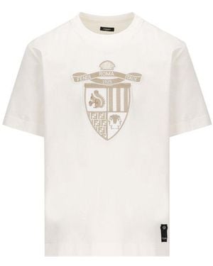 Fendi T-Shirt And Polo Shirt - White