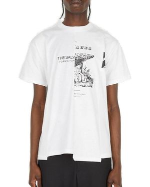 The Salvages Constructed Of Different Shades Jersey T-Shirt - White