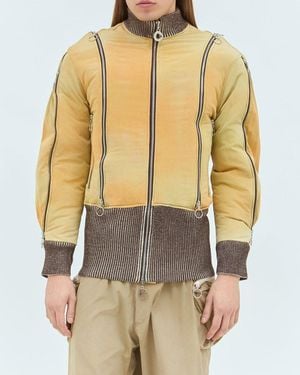 Charlie Constantinou Adjustable Fit Bomber - Natural