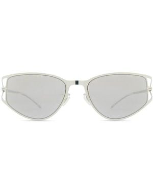 Mykita Sierra Cat-Eye Frame Sunglasses - White