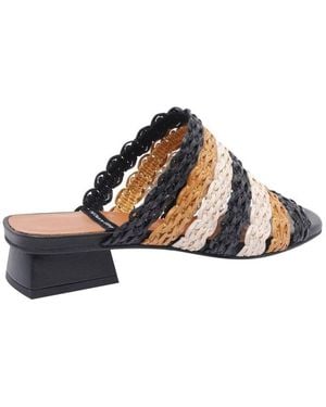 Ángel Alarcón Woven Slide Sandals - Multicolor