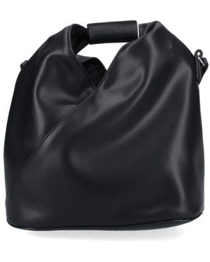 【MM6 MAISON MARGIELA】BORSA JAPANESE IN PELLE MM6 by Maison Martin Margiela Borsa Japanese in Black | Lyst