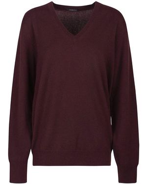Canessa V-Neck Sweater - Purple