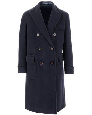 Polo Ralph Lauren Double-breasted Coat - Blue