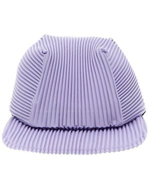 Homme Plissé Issey Miyake Pleated Baseball Cap - Purple