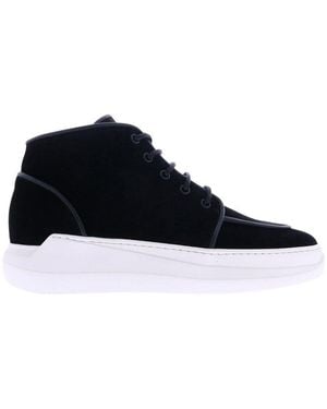 Giuseppe Zanotti Round Toe Lace-Up Trainers - Black