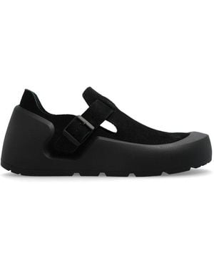 Birkenstock Logo-Debossed Round-Toe Trainers - Black